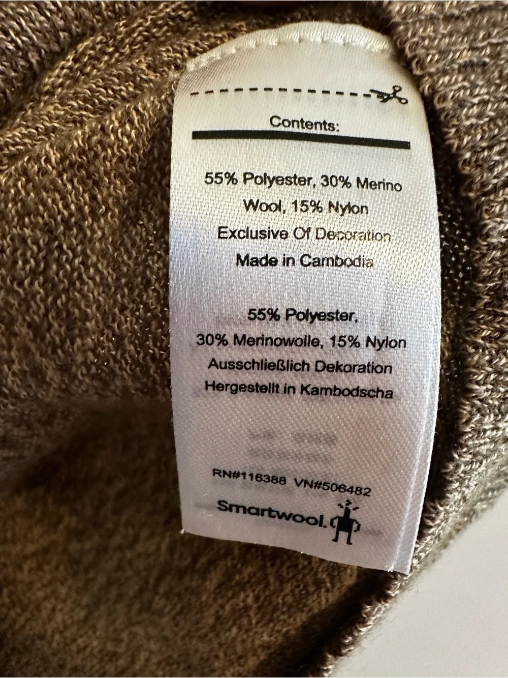 Smartwool Sparwood Half Zip Sweater Heathered Brown